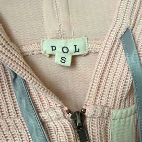 POL Blush Hooded Jacket with Floral Accents - Picture 8 of 8